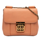 Sac Chloé Small Cuir Elsie Bandoulière - Orange