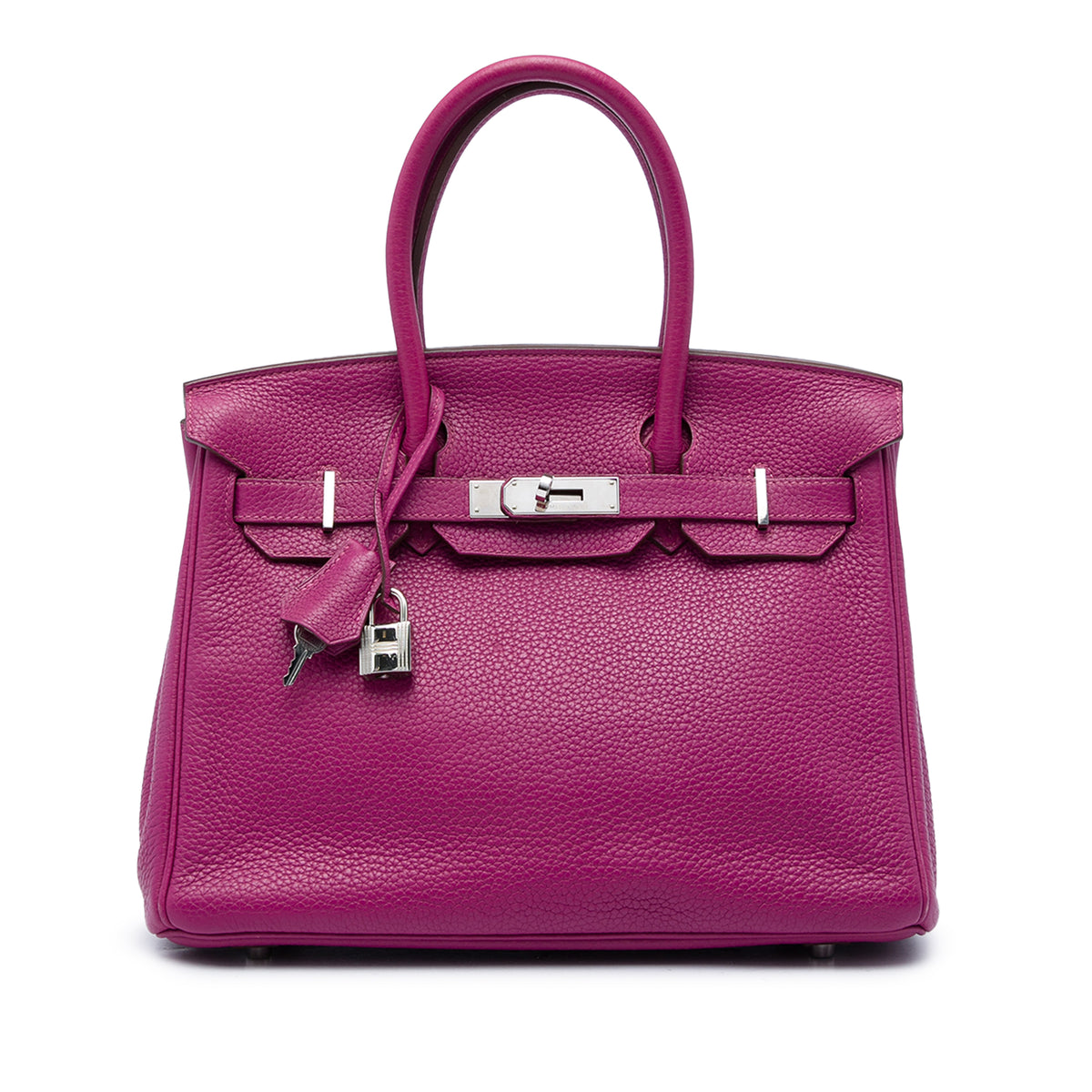 Hermès Clemence Birkin Retourne 30 - Violet