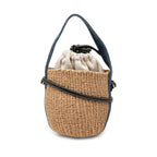 Sac Chloé Small Raphia Woody Basket Sac seau - Beige