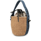 Sac Chloé Small Raphia Woody Basket Sac seau – photo 2