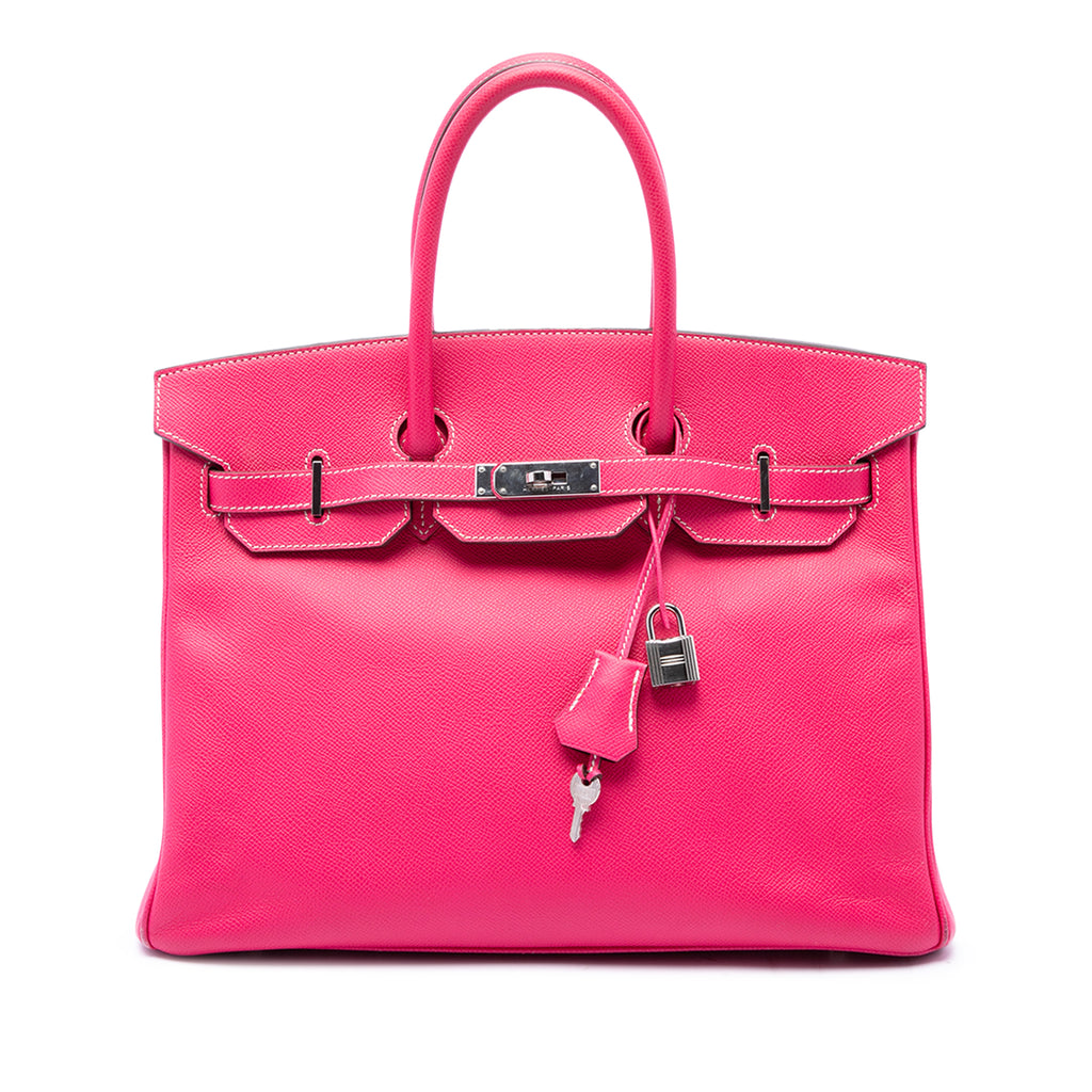 Hermès Epsom Candy Verso Birkin Retourne 35 - Rose