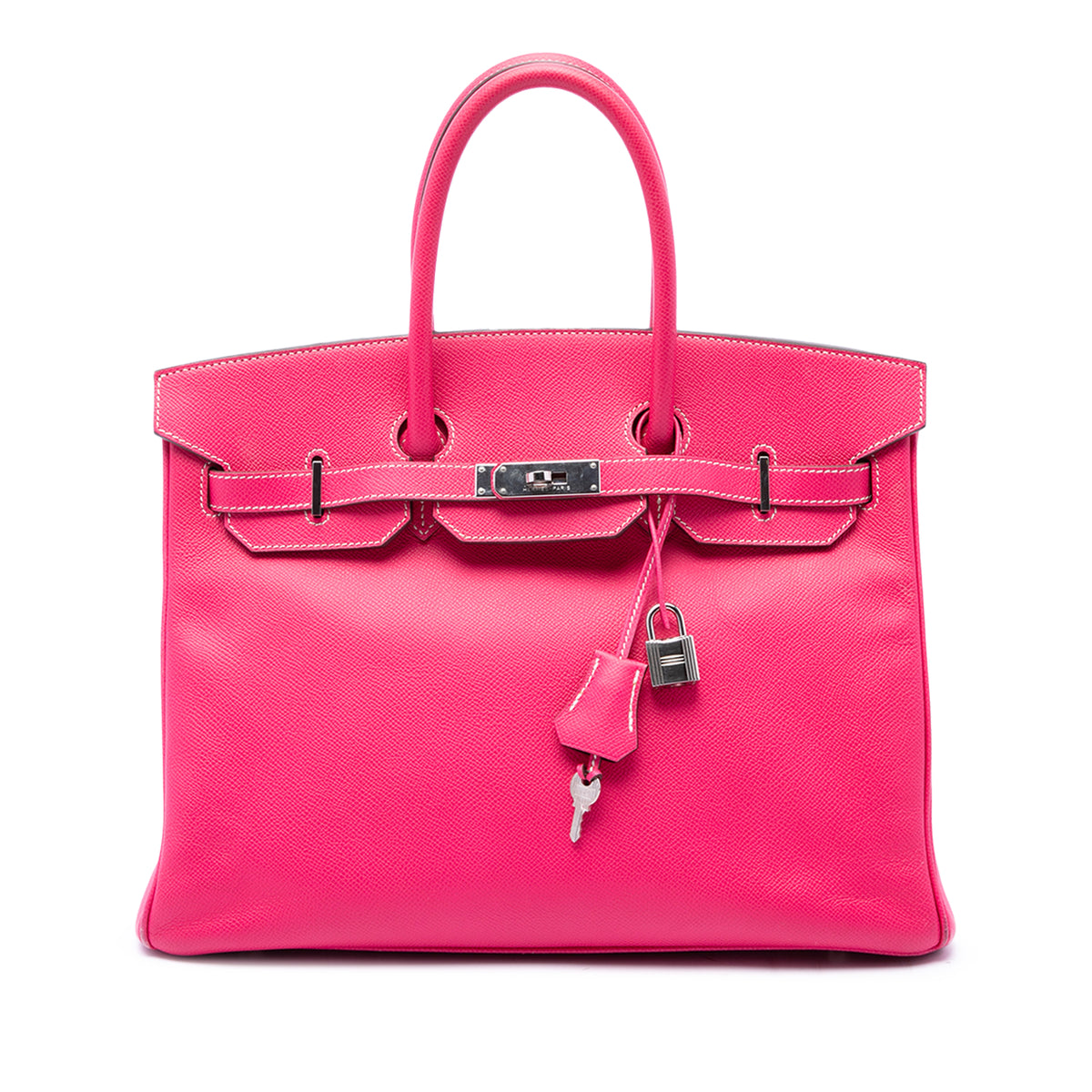 Hermès Epsom Candy Verso Birkin Retourne 35 - Rose