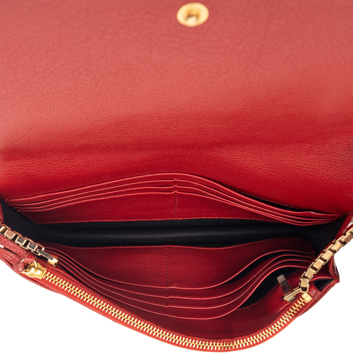 Sac Balenciaga Cuir de chèvre Motocross Metallic Edge Portefeuille chaîne – photo 4