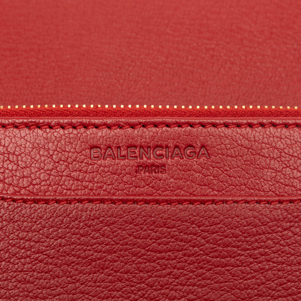 Sac Balenciaga Cuir de chèvre Motocross Metallic Edge Portefeuille chaîne – photo 5