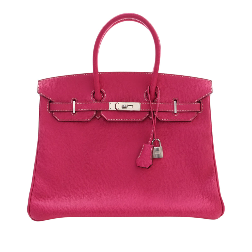 Hermès Epsom Candy Verso Birkin Retourne 35 - Rose