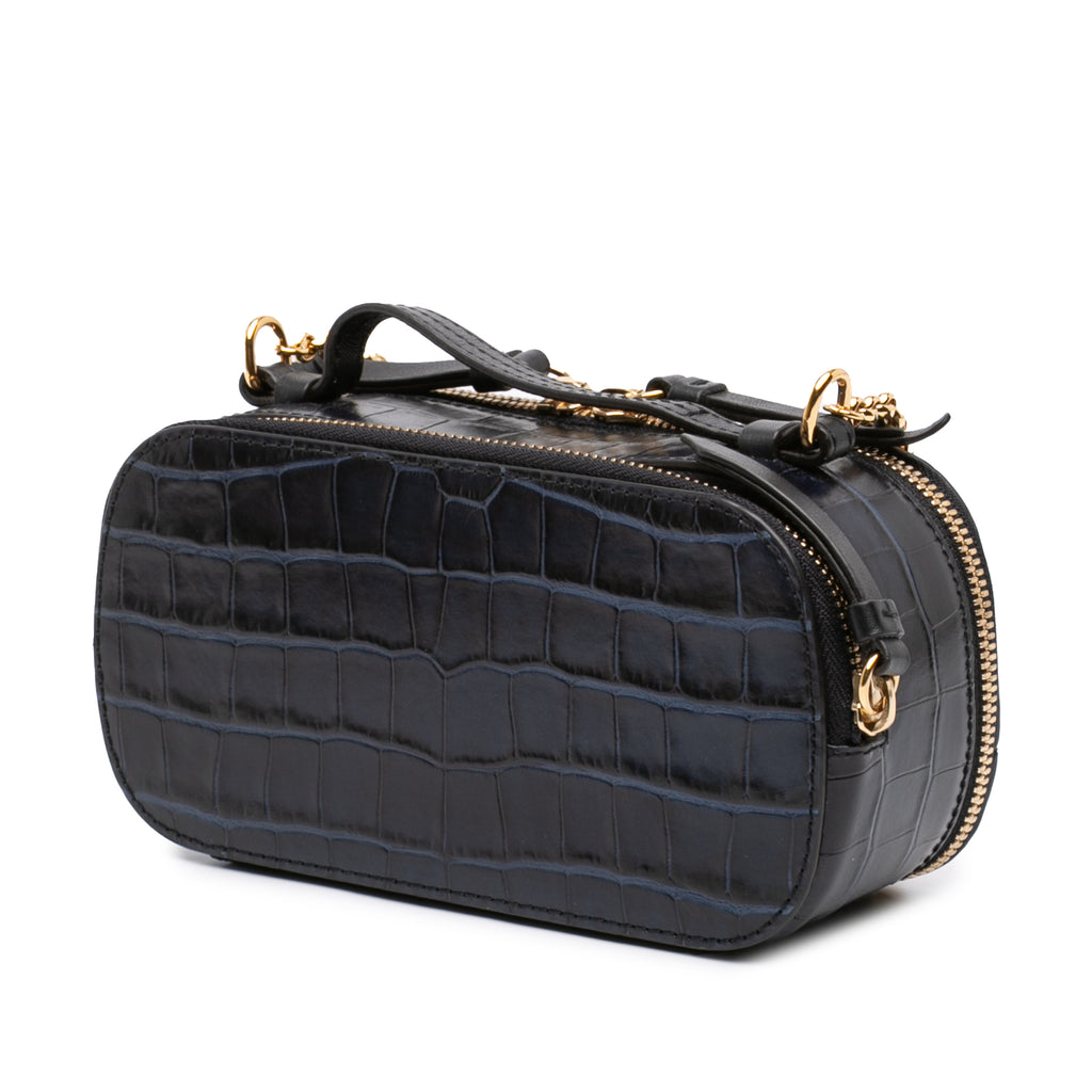 Sac Chloé Mini Croc Embossed Cuir C Vanity Bag – photo 2
