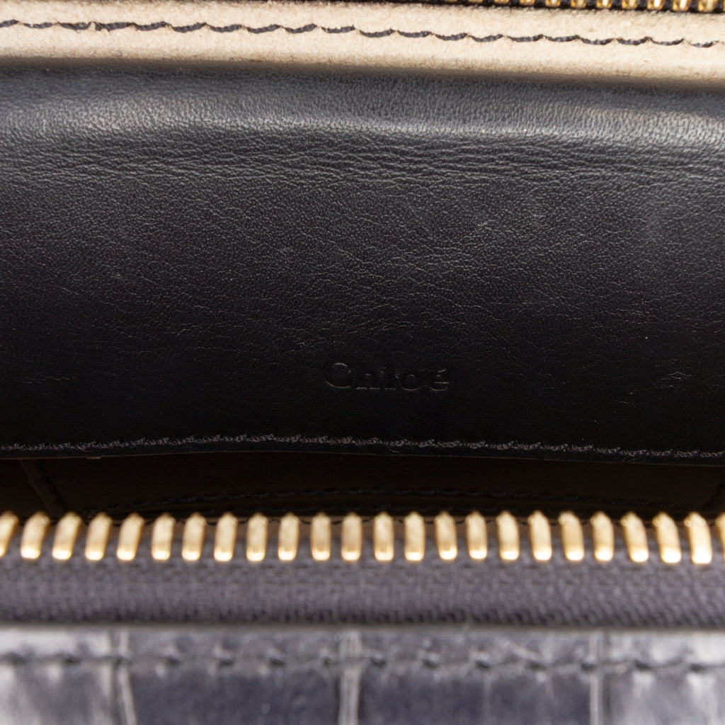 Sac Chloé Mini Croc Embossed Cuir C Vanity Bag – photo 6