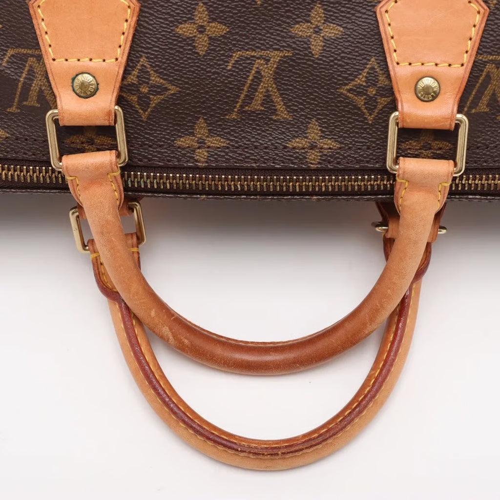 Borsa Speedy 40 in tela Monogram marrone
