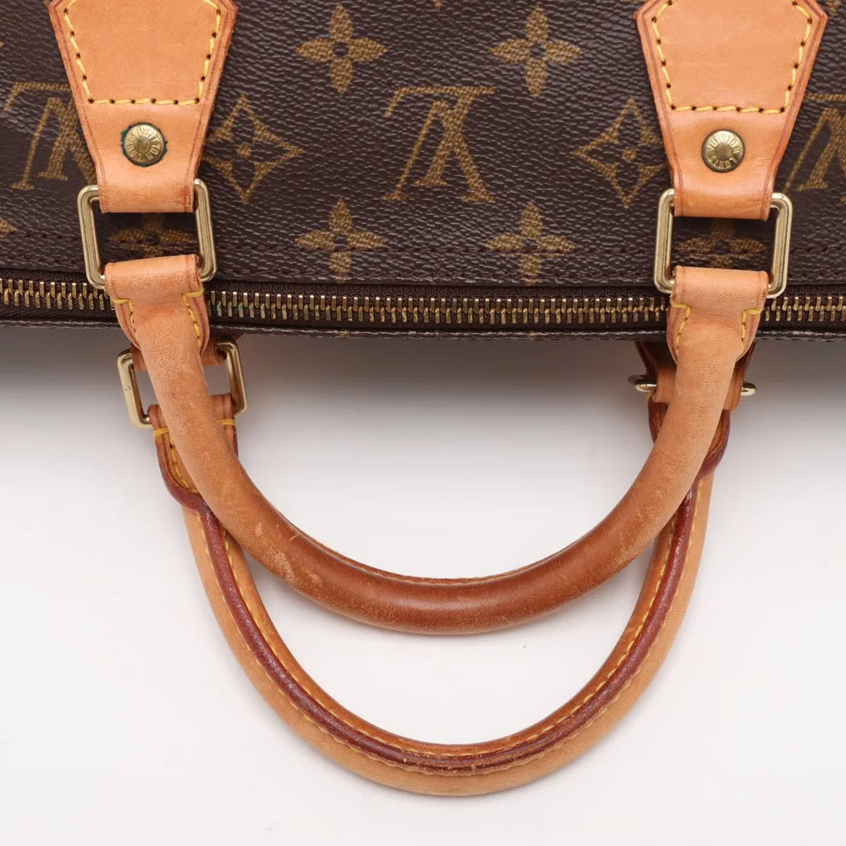 Sac Speedy 40 en toile monogram marron