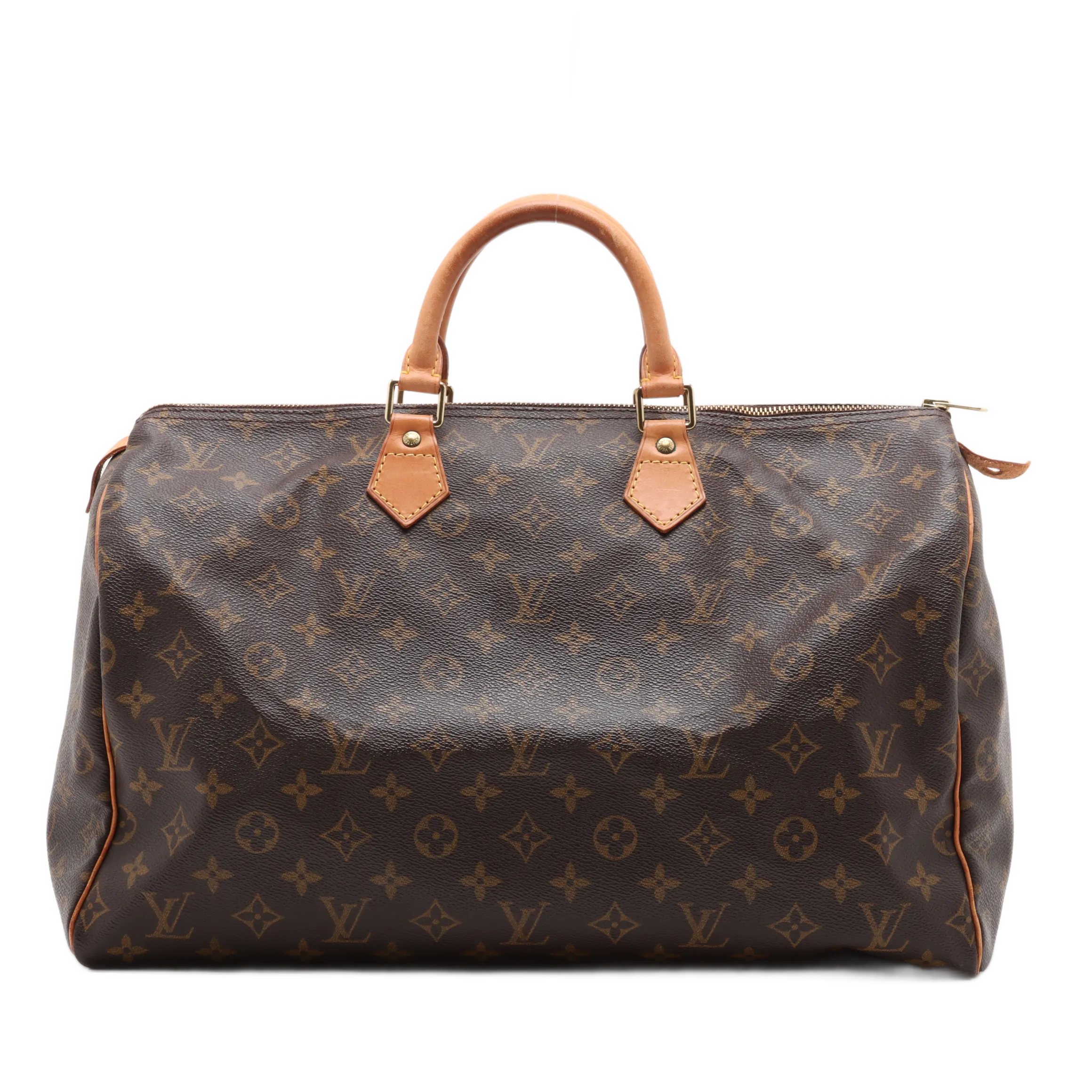 Sac Speedy 40 en toile monogram marron