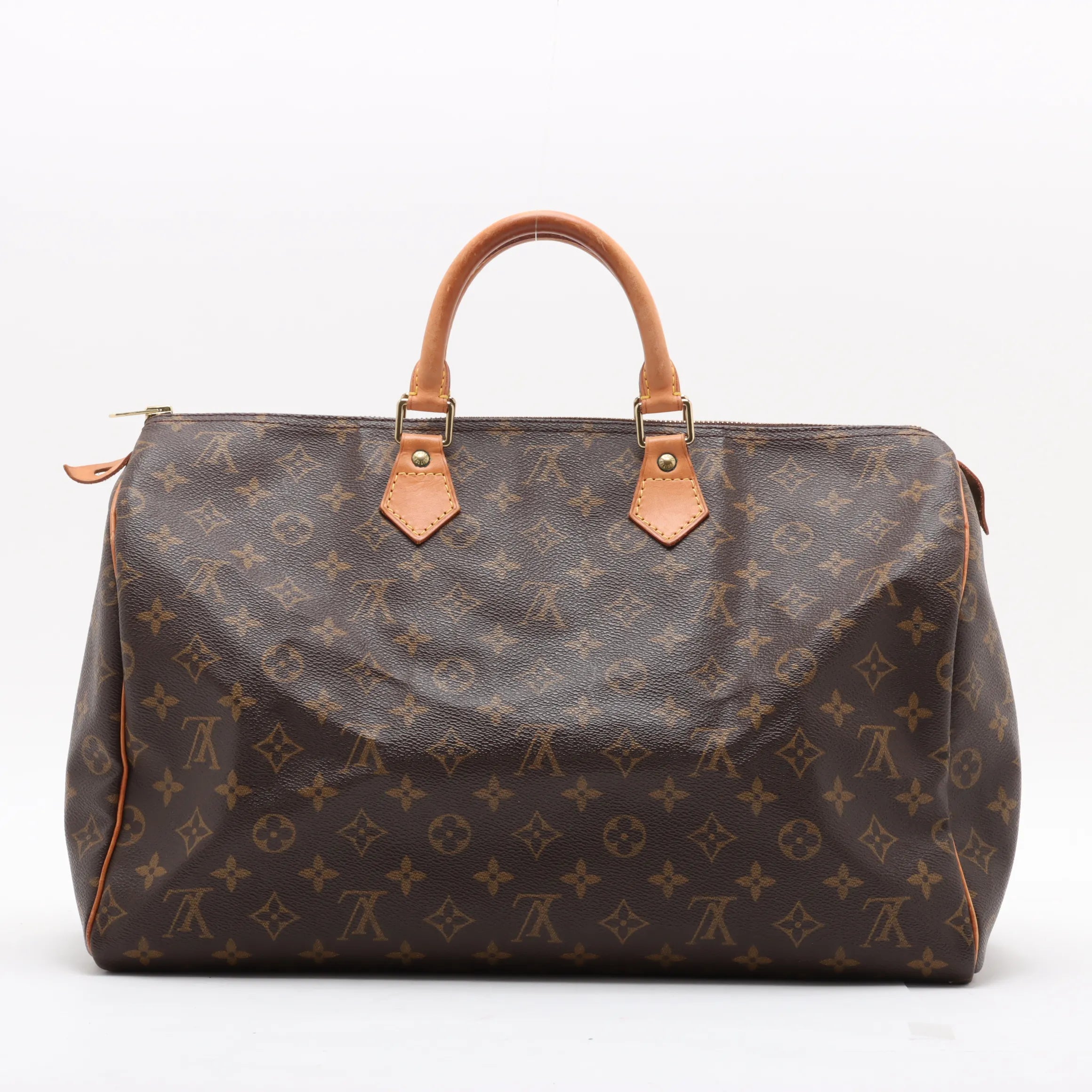 Sac Speedy 40 en toile monogram marron