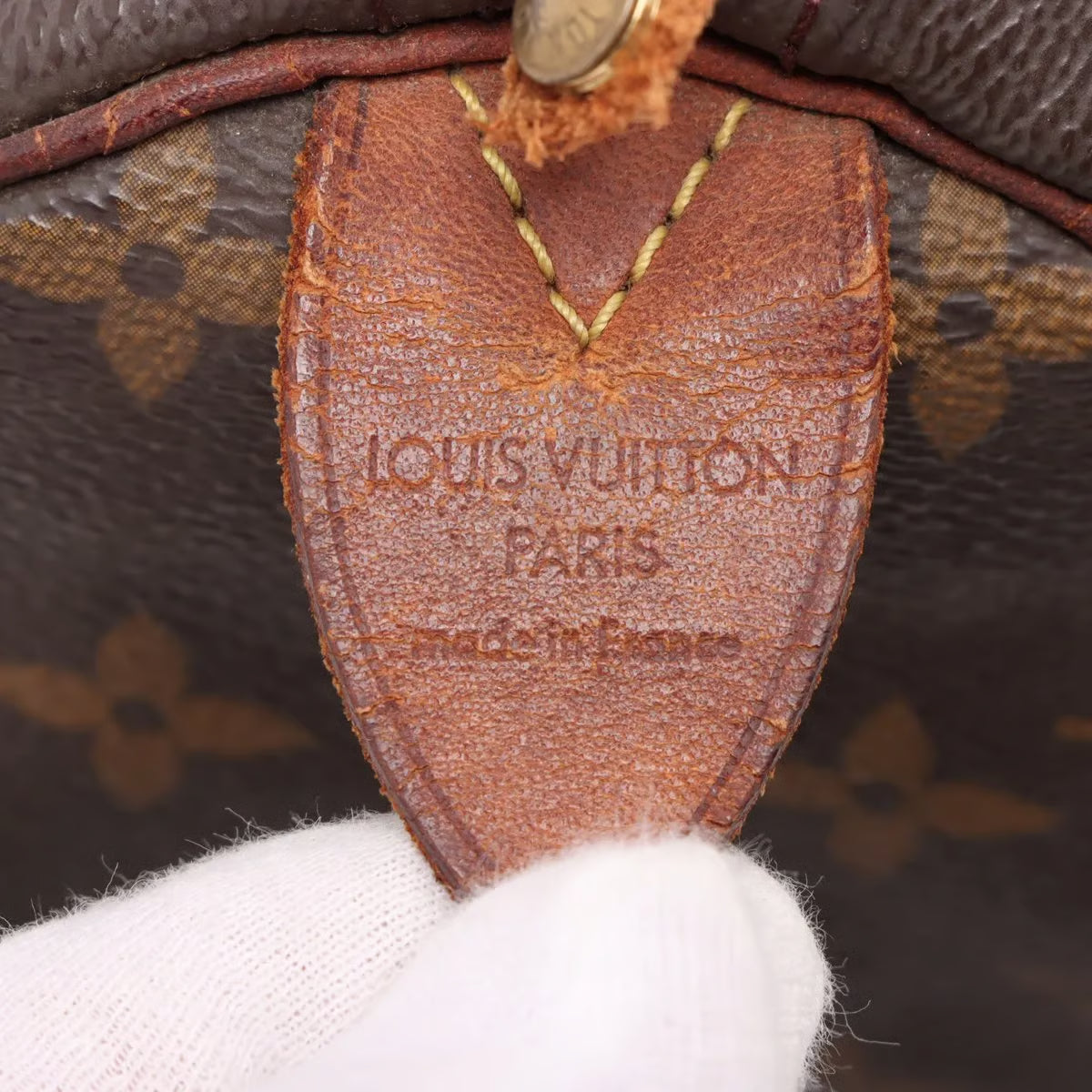 Borsa Speedy 30 Vintage in tela monogramma marrone