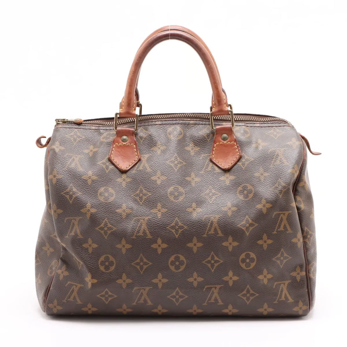 Sac Speedy 30 Vintage en toile monogram marron