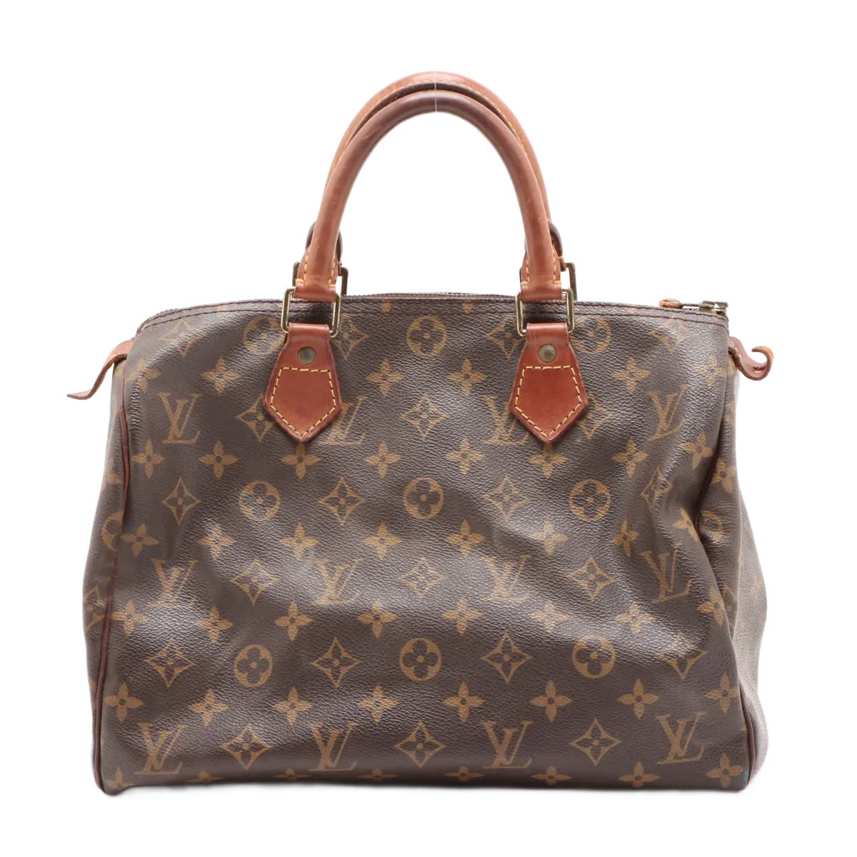 Sac Speedy 30 Vintage en toile monogram marron