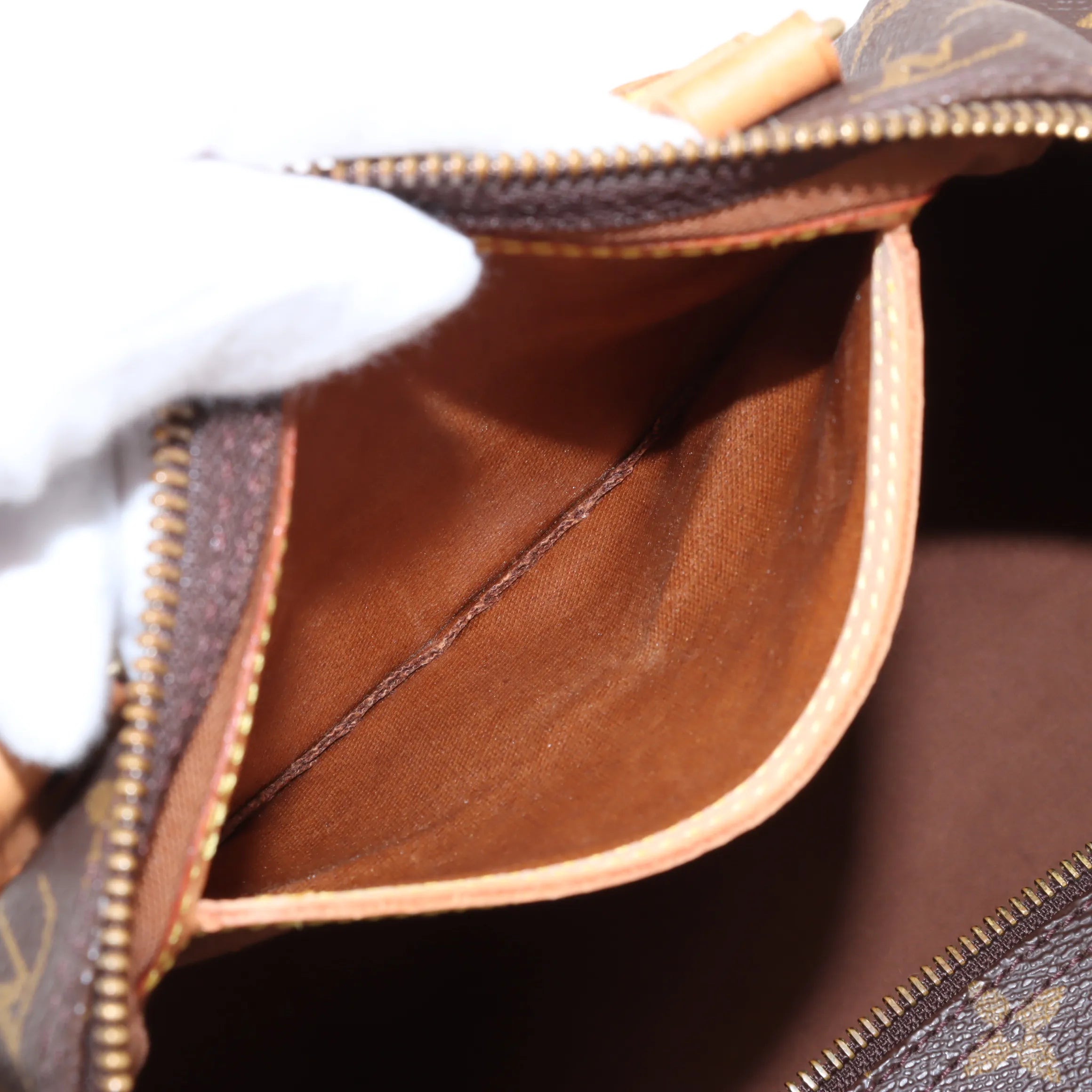 Borsa Speedy 40 in tela Monogram marrone