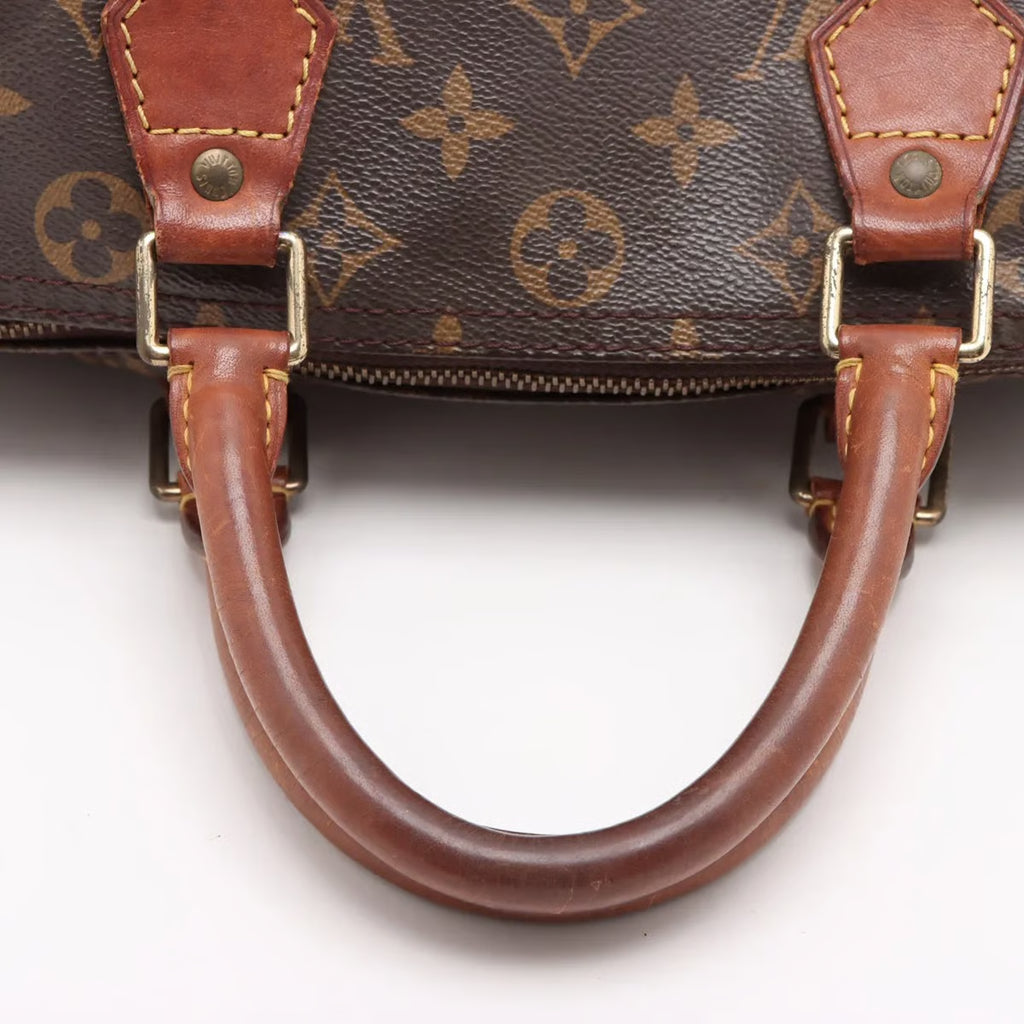 Borsa Speedy 30 Vintage in tela monogramma marrone