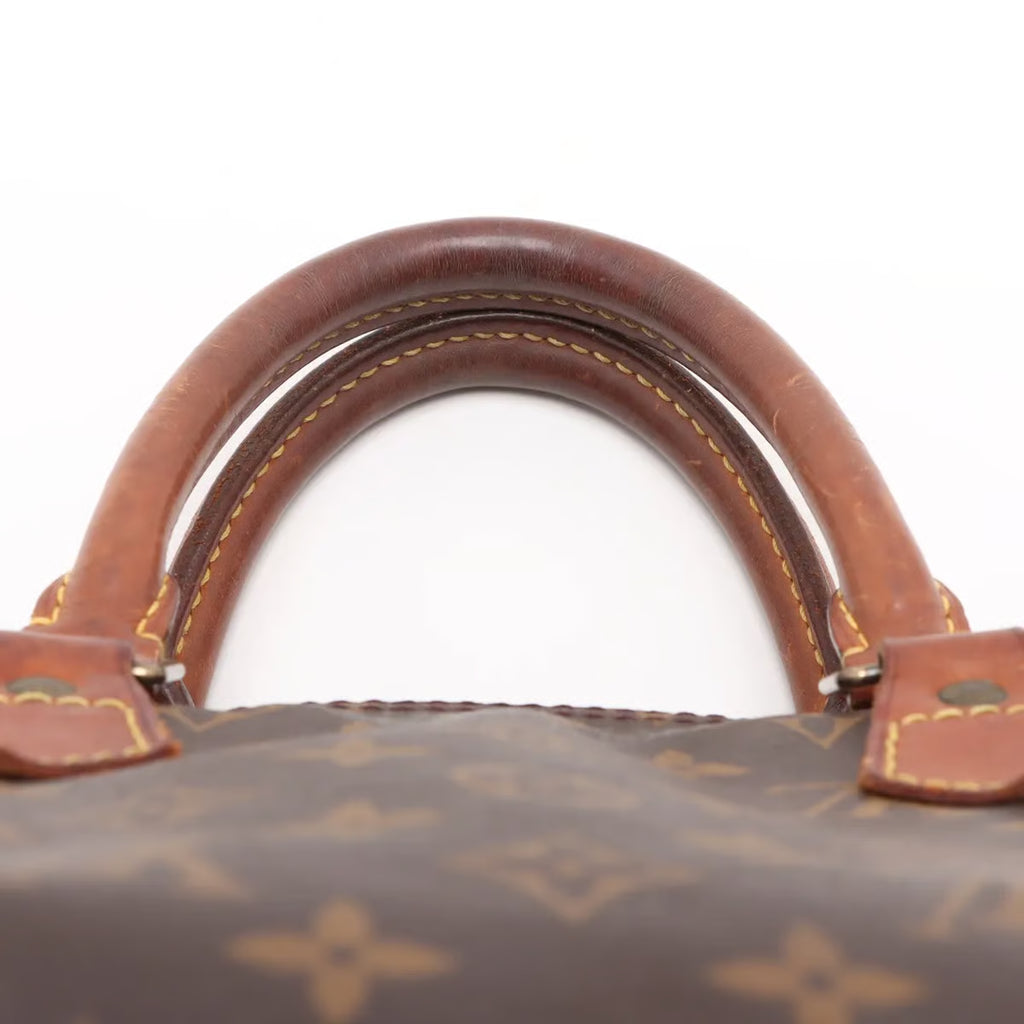 Borsa Speedy 30 Vintage in tela monogramma marrone