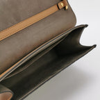 Sac à main Kan IF en cuir marron Fendi