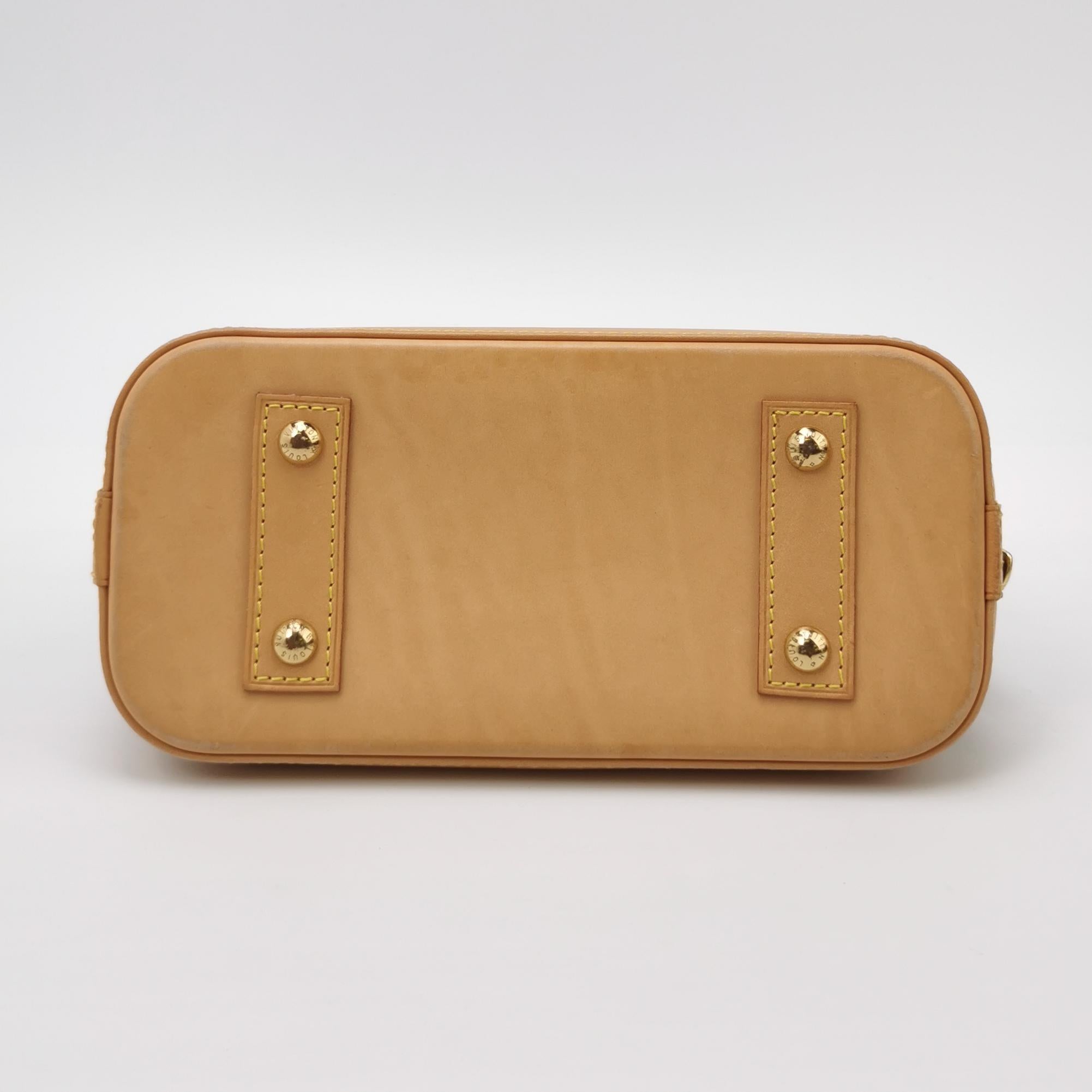 Sac Alma BB Vintage en toile monogram marron Louis Vuitton