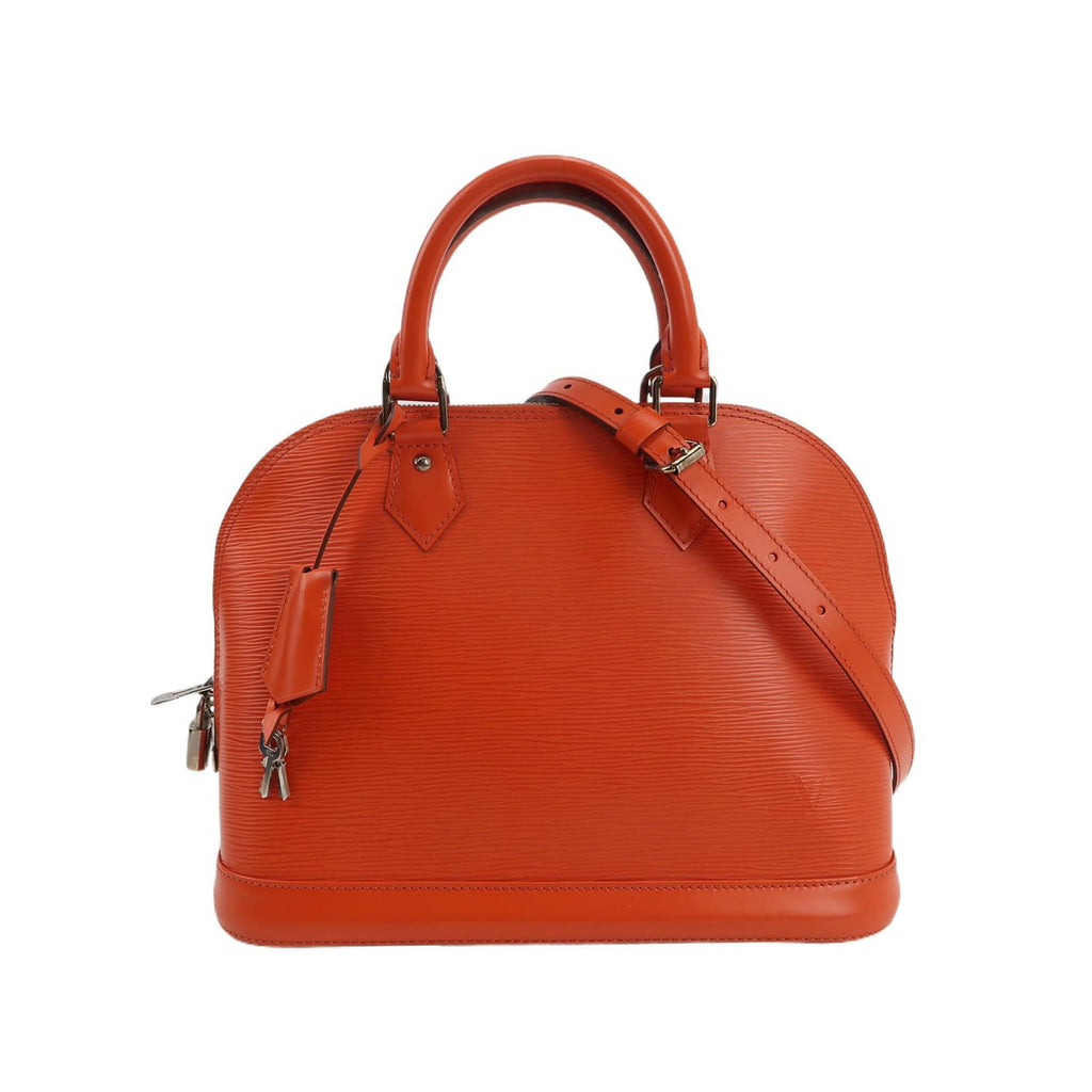 Sac Alma PM en cuir épi rouge Louis Vuitton