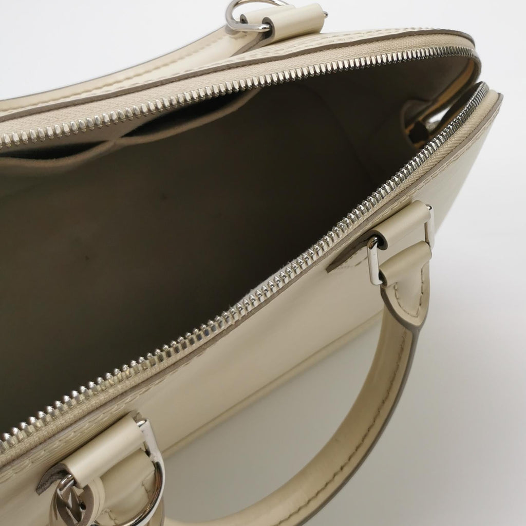 Sac Alma PM vintage en cuir épi gris Louis Vuitton