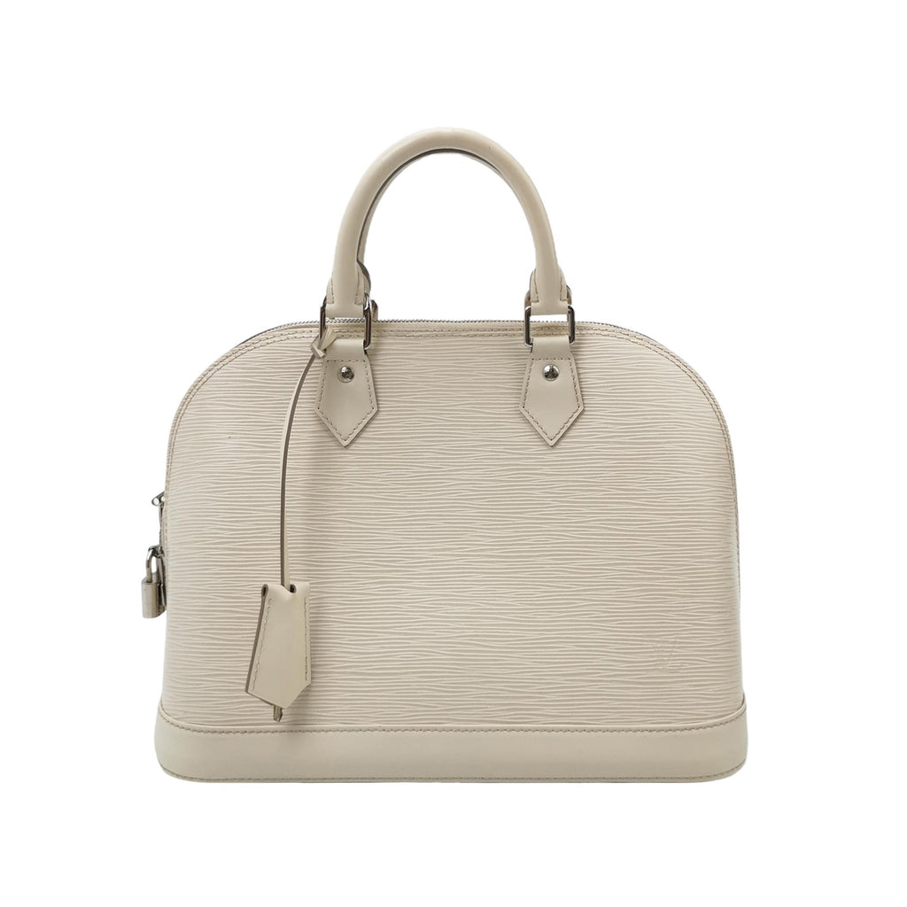 Sac Alma PM vintage en cuir épi gris Louis Vuitton
