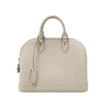 Sac Alma PM vintage en cuir épi gris Louis Vuitton