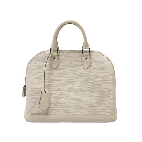 Sac Alma PM vintage en cuir épi gris Louis Vuitton