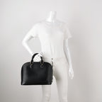 Sac Alma PM vintage en cuir épi noir Louis Vuitton