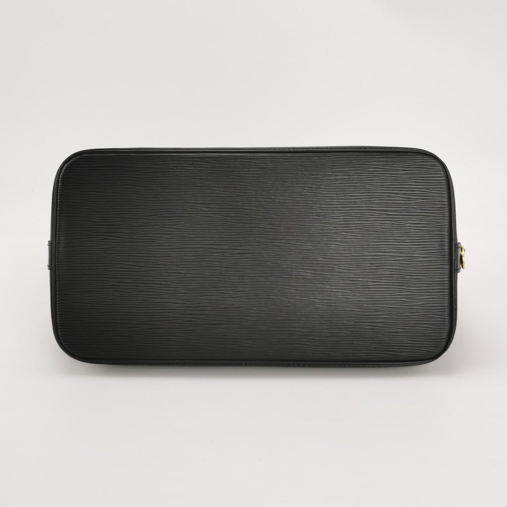 Sac Alma PM vintage en cuir épi noir Louis Vuitton