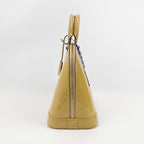 Sac Alma PM vintage en cuir verni beige Louis Vuitton