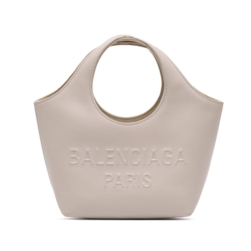 Sac Balenciaga Smooth Cuir de veau Mary Kate Cabas XS - Marron