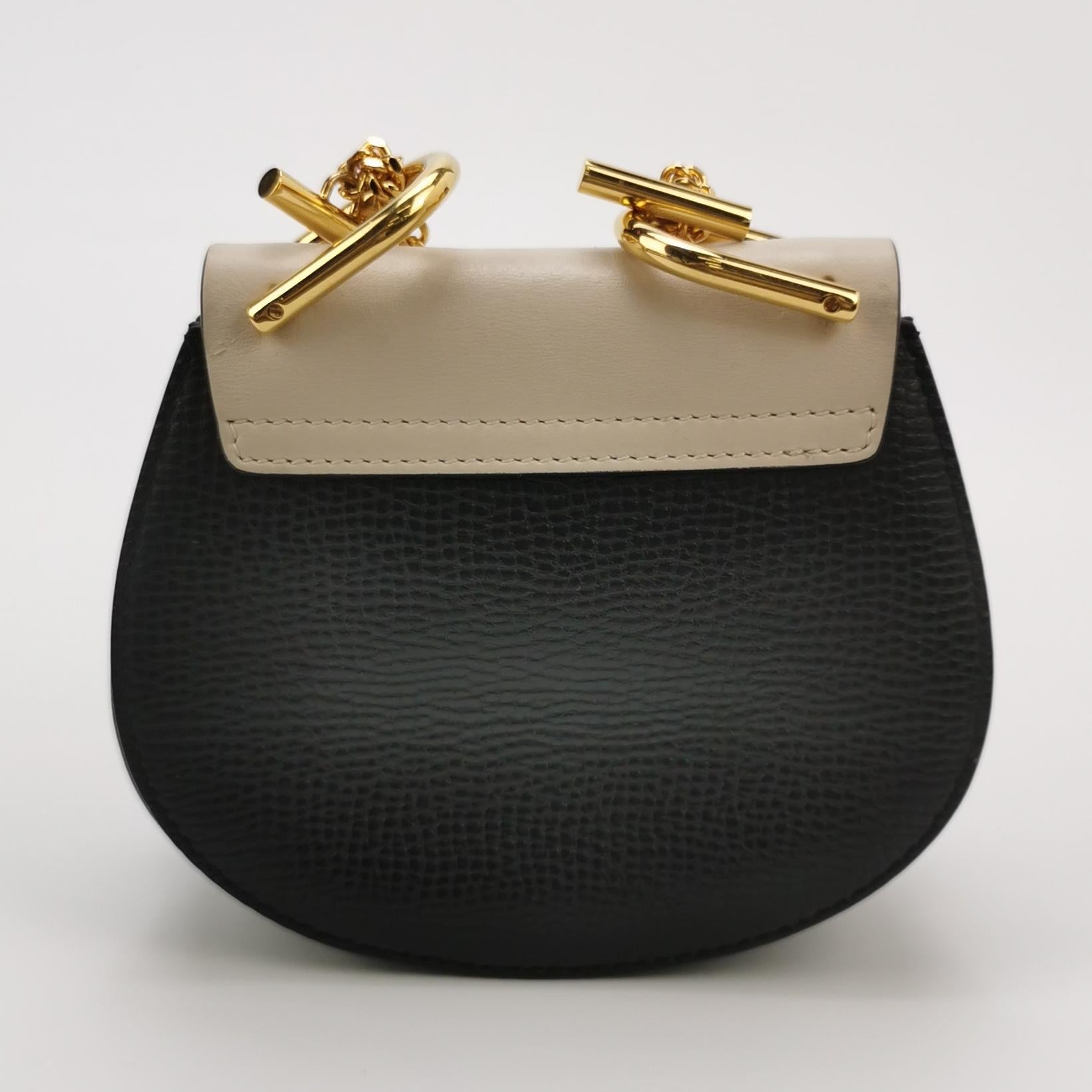Sac Bandoulière Drew en cuir noir Chloé