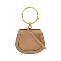 Sac Bandoulière Nile en cuir beige Chloé