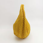 Sac Belly Hobo en cuir jaune Bottega Veneta