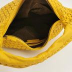 Sac Belly Hobo en cuir jaune Bottega Veneta