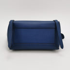 Sac Belt Micro en cuir bleu Celine
