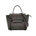 Sac Belt Micro en cuir gris Celine