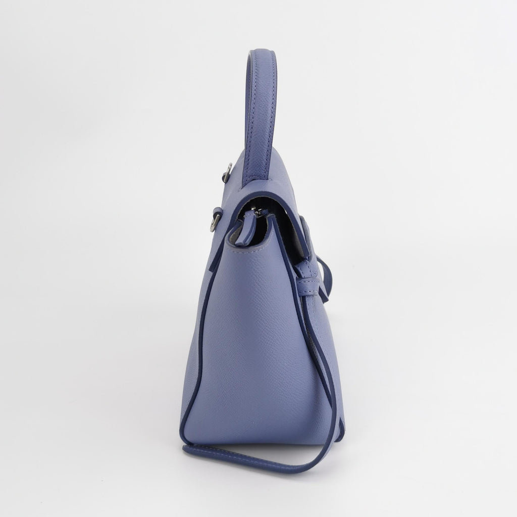 Sac Belt Micro en cuir violet Celine
