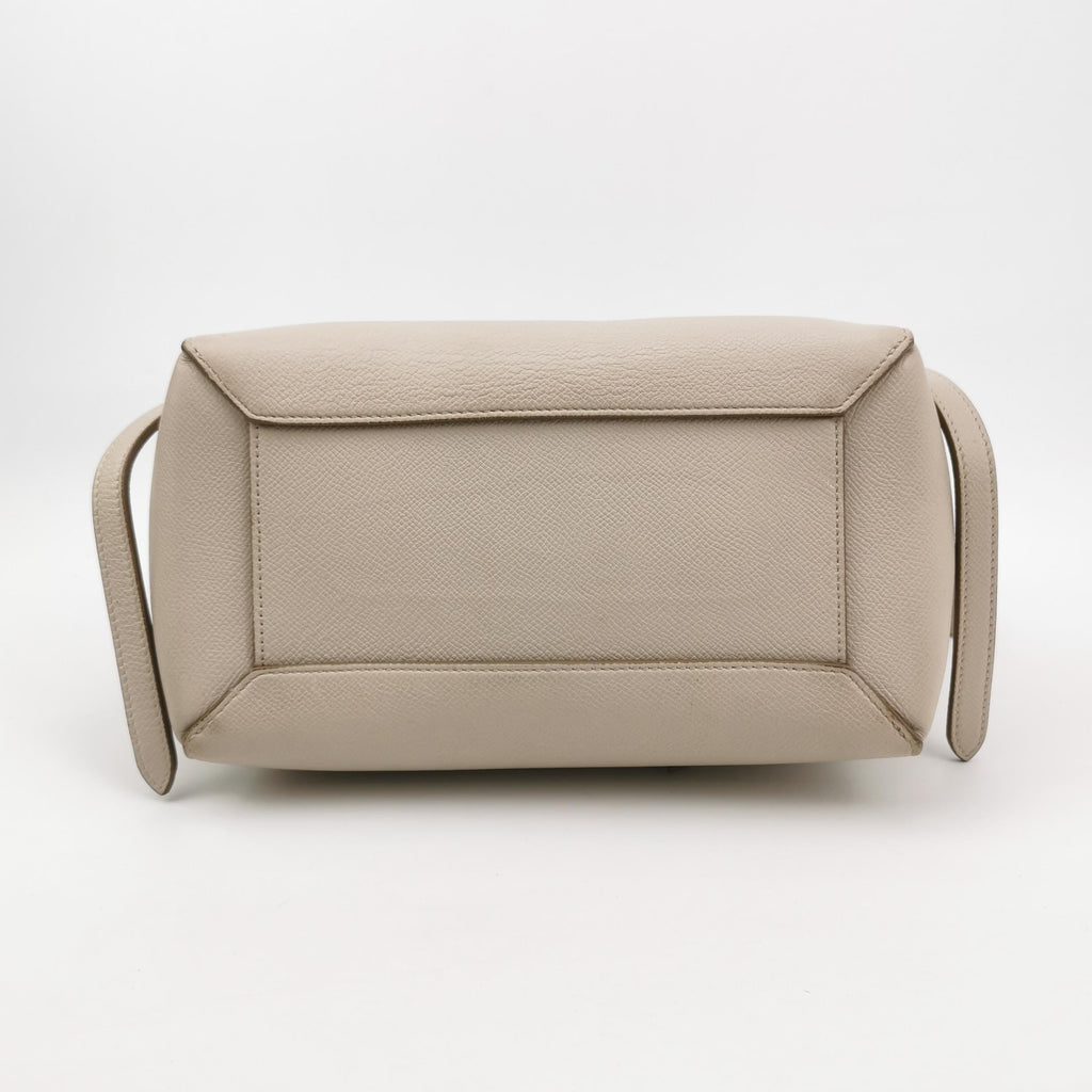 Sac Belt Mini en cuir beige Celine