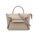 Sac Belt Mini en cuir beige Celine