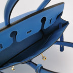 Sac Birkin 30 en cuir bleu Hermès