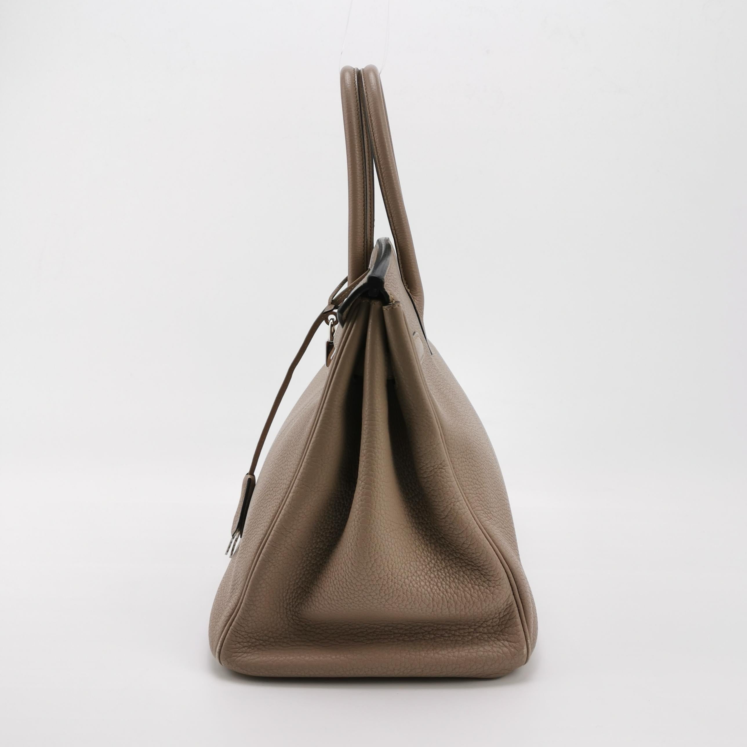 Sac Birkin 35 en cuir étoupe Hermès