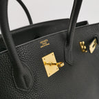 Sac Birkin 35 en cuir noir Hermès