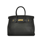 Sac Birkin 35 en cuir noir Hermès