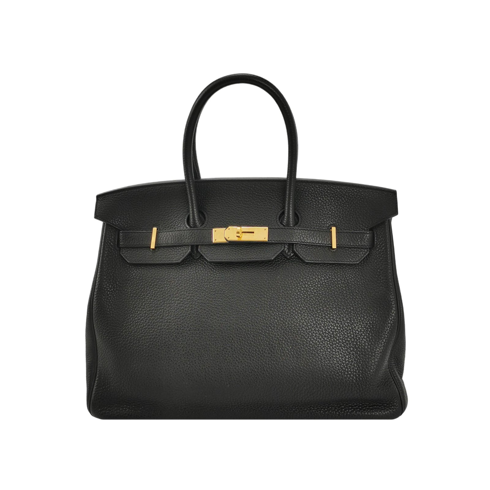 Sac Birkin 35 en cuir noir Hermès