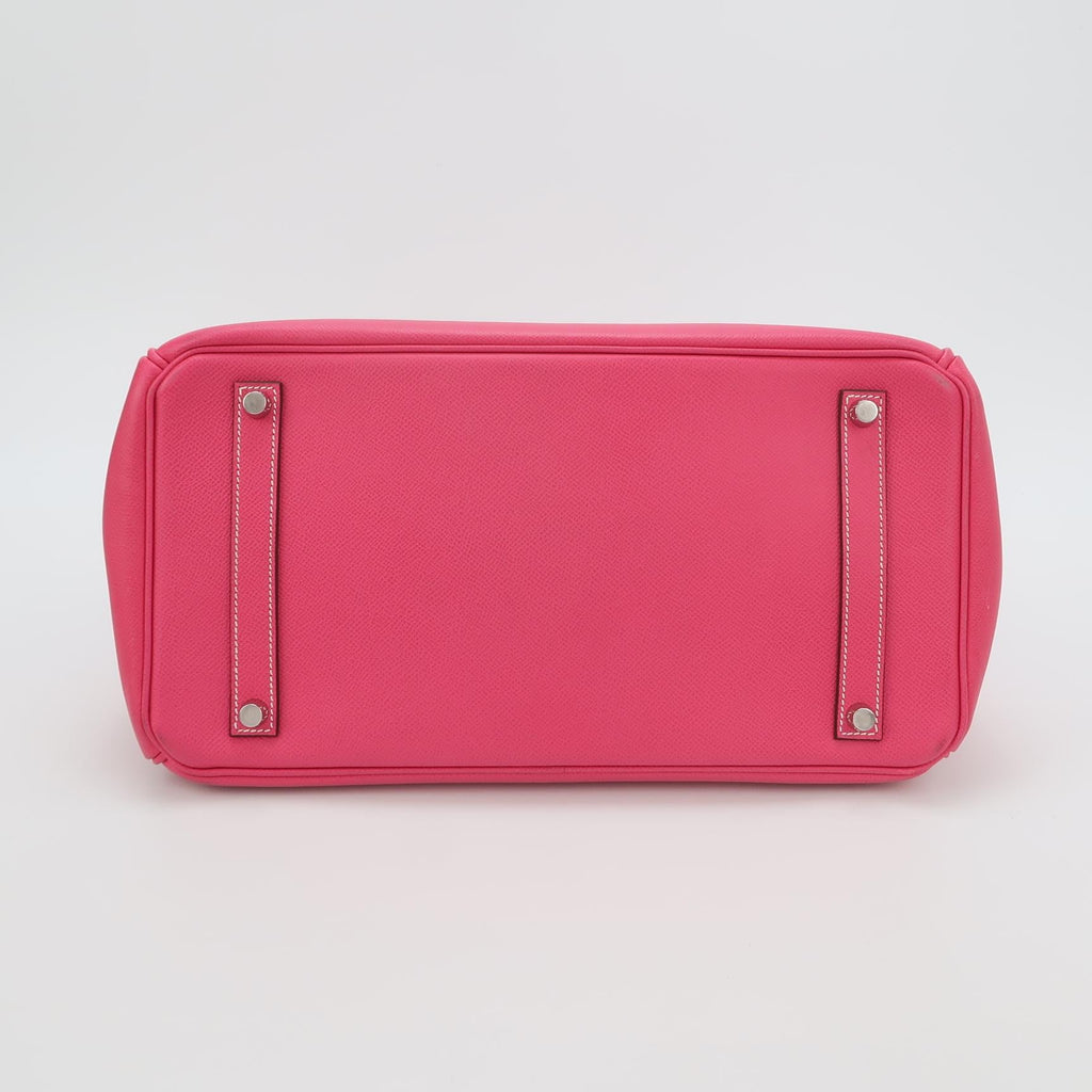 Sac Birkin 35 en cuir rose Hermès