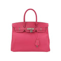 Sac Birkin 35 en cuir rose Hermès