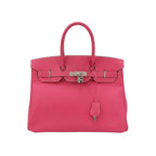 Sac Birkin 35 en cuir rose Hermès