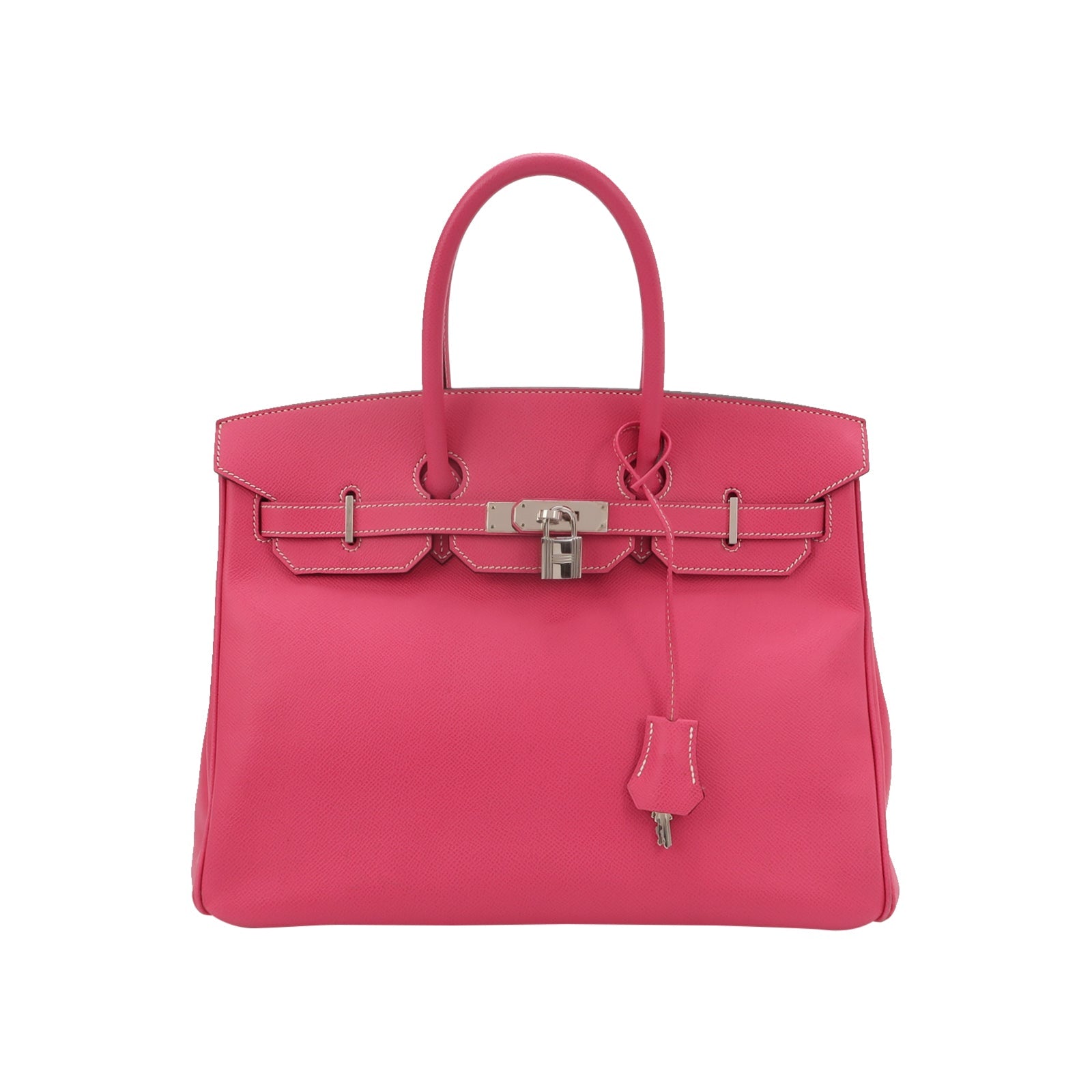 Sac Birkin 35 en cuir rose Hermès